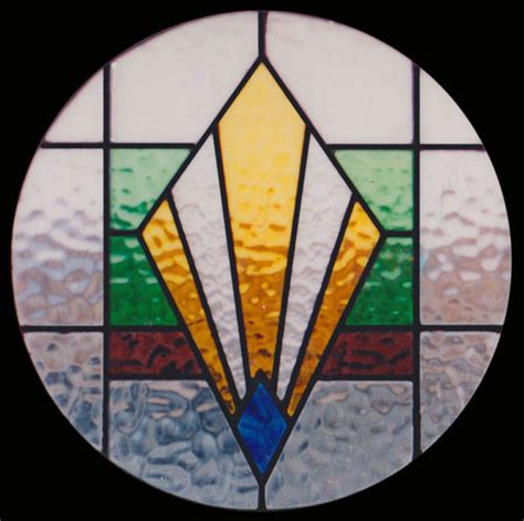 Art Deco Stained Glass Scottish Stained Glass
