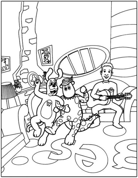 Wiggles Coloring Pages Coloring Home