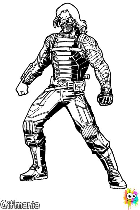 El Soldado De Invierno Superheroes Dibujos Capitan America Dibujo