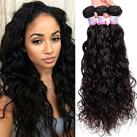 Mike And Mary Virgin Brazilian Hair 3 Bundles With Closure Natural Wave