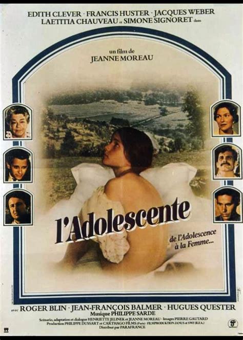 Affiche Adolescente L Jeanne Moreau Cinesud Affiches Cinéma