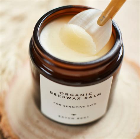 Organic Beeswax Balm Sensitive Skin Healing Relief For Dry Eczema Skin