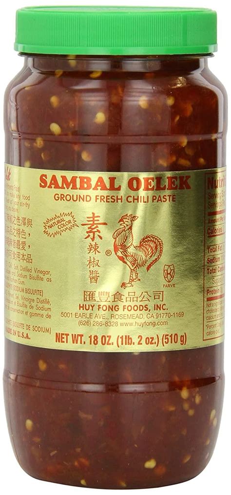 Huy Fong Sambal Oelek Ground Fresh Chili Paste Large 18 Oz Jars 2