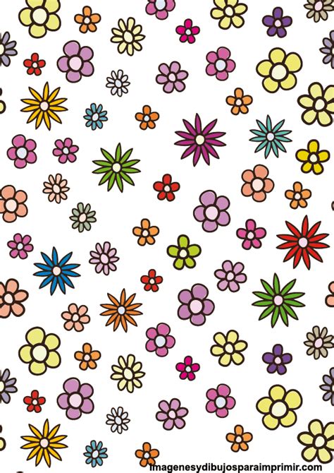 Flores Para Recortar Colorear Dibujos Letras Actividades Infantiles