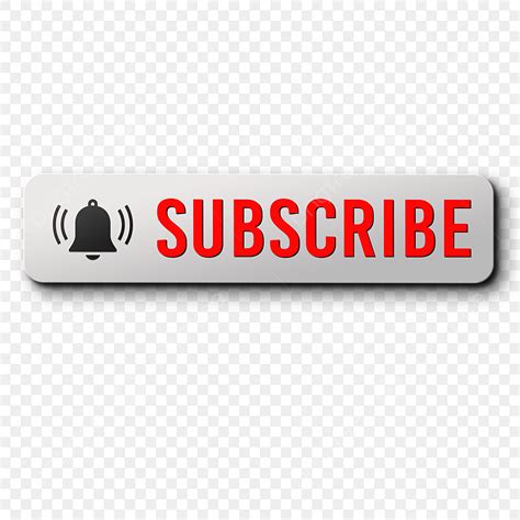Subscribe Bell Button Hd Transparent Subscribe Button With Bell Png Youtube Subscribe Youtube