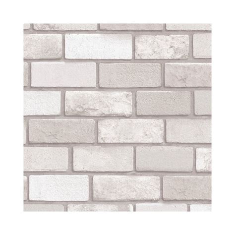 Arthouse Diamond Brick Pattern Glitter Faux Effect Wallpaper 669402