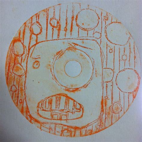Cd Prints Using Old Cds Etch Into And Use Block Ink To