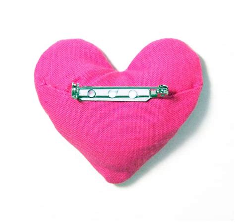 Embroidered Heart Pin And Free Embroidery Design Weallsew