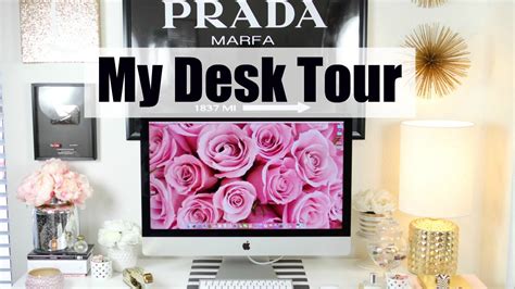 Desk Tour 2015 Organization Tips Youtube