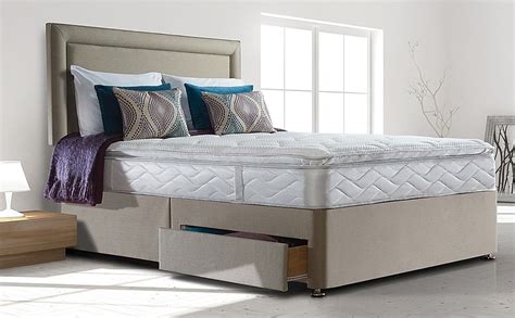 Sealy Pearl Luxury Double 2 Drawer Divan Bed Only £56999 Furniture