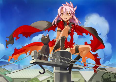 wallpaper anime girls fate kaleid liner prisma illya chloe von einzbern 1416x1000 s4mhd