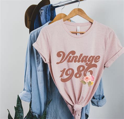 Vintage 1986 Camisa 35 Cumpleaños Camisa Regalo Para 35 Etsy