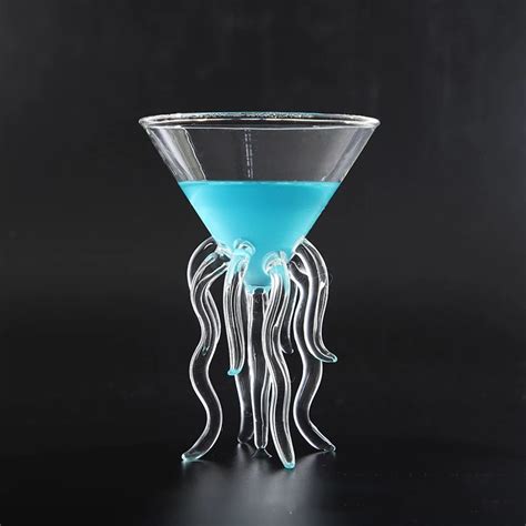 Octopus Cocktail Glass Cocktail Glass Glass Martini Glass