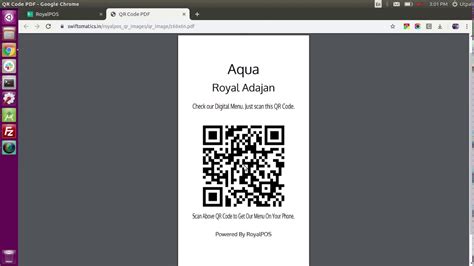 Being able to download and print qr codes is just another luxury; RoyalPOS QR Code for Digital Menu / Product List - YouTube