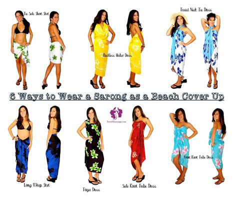 1worldsarongs Beach Wrap Dress Refashion Clothes How To Tie A Sarong