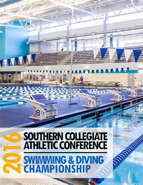 2016 SCAC Swimming & Diving Championship Program by SCAC ...