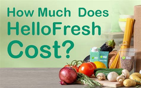 How Much Does Hello Fresh Cost Weekly And Monthly Breakdowns