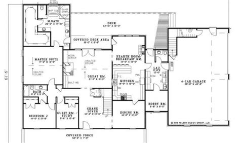 A Unique Look At The Country House Plans With Open Floor Plan Design 17