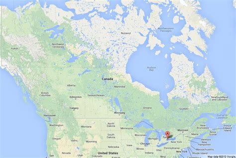 Toronto Canada Map World