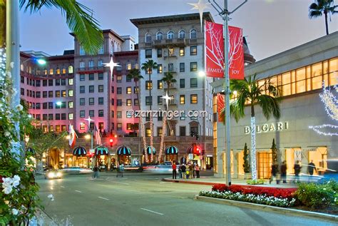 Beverly Hills Ca Rodeo Drive Luxury Shopping David Zanzinger Fine