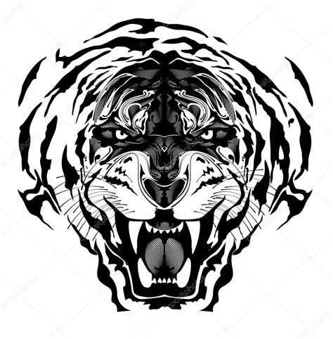 Tiger Art — Stock Vector © Fourms 71048125
