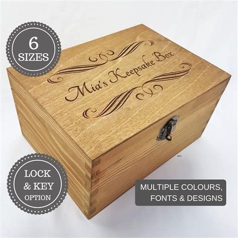 Personalised Engraved Wood Box Handmade Birthday Ts 60th Birthday