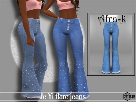 The Sims Resource Je Yi Flare Jeans