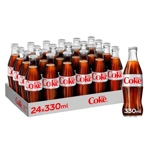 Coca Cola Diet Coke Glass 330 Ml 24 In A Box Uk The
