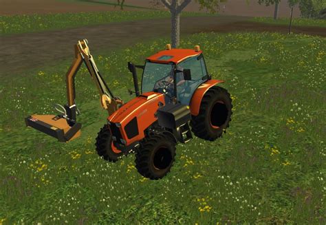 Kubota Mt35gx With Side Mount Mower V1 • Farming Simulator 19 17 15