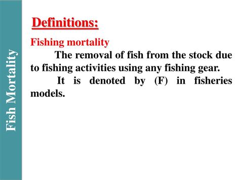 Ppt Fish Mortality And Exploitation Ratio Powerpoint Presentation Id