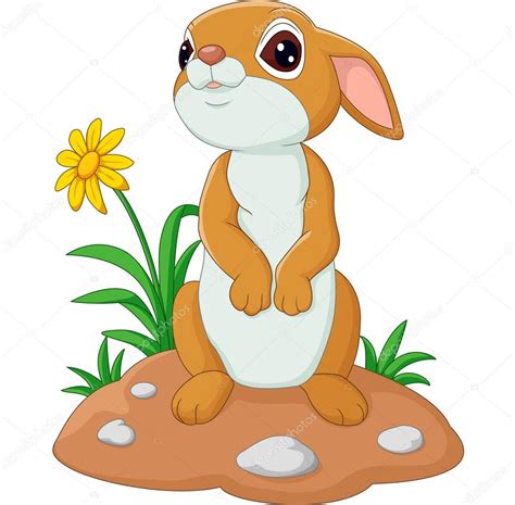 Cute Cartoon Rabbit — Stock Vector © Dreamcreation01