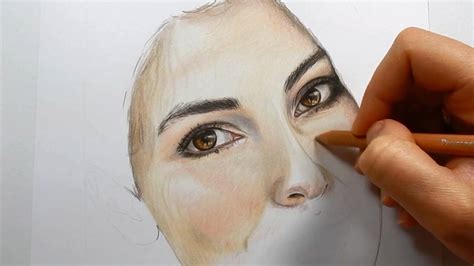 Subscribe and watch the full video at artist's network tv: Coloring skin with colored pencils - Part 1 | Emmy Kalia ...