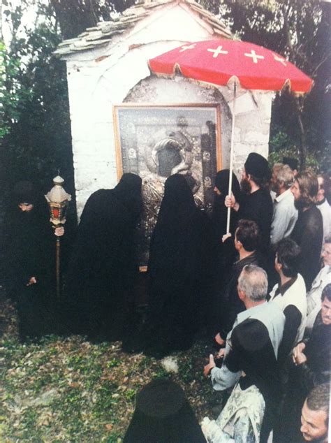 Agion Oros Mount Athos 0060 The Holy Icon Of Panagia Portaitissa Holy Monastery Of Iviron