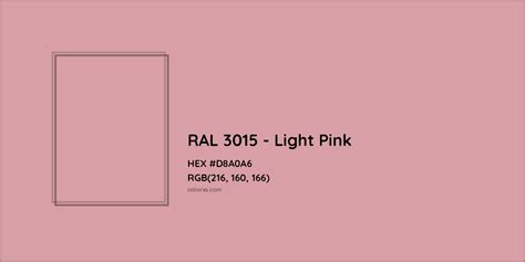 Ral 3015 Light Pink Complementary Or Opposite Color Name And Code