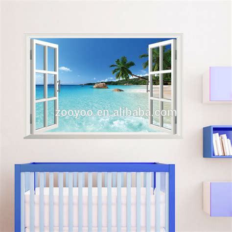 Free Download Wallpaper Window Frame Peel Off Stickers View Interior 3d