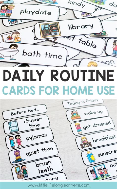 View Printable Daily Schedule Cards Images Printables