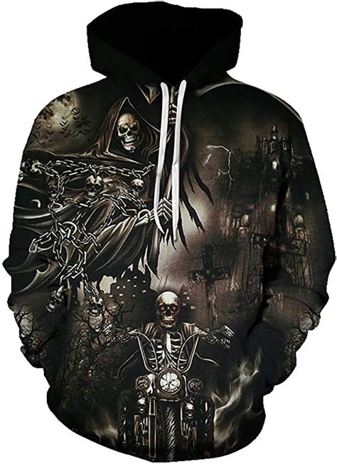 Realistic 3d Print Hoodies Unisex Fashionable Cool Pullover Hooded