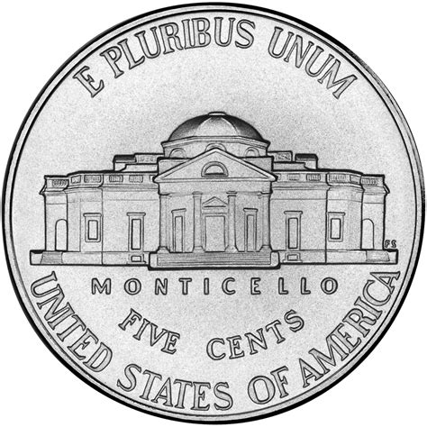 5 Cents Jefferson Nickel Retour à Monticello États Unis Numista