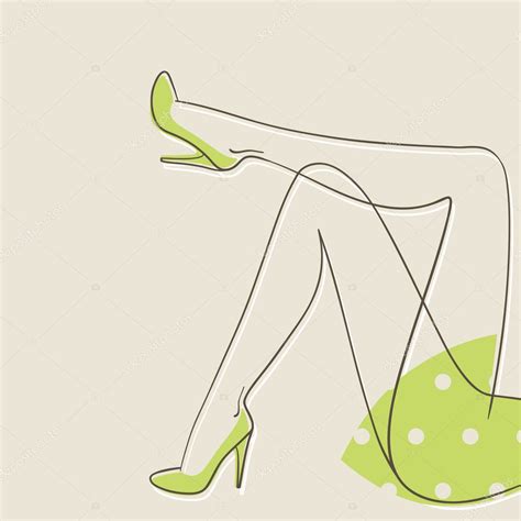 Female Legs Stock Vector Image By ©heizel 10761358