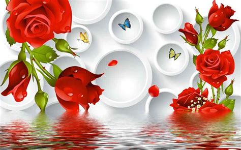 3D TV backdrop roses circle water stereoscopic 3d ... We have 72+ amazing background pictures carefully picked by our community.