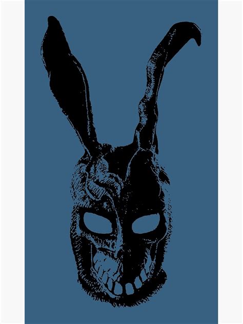 Donnie Darko Frank Mask Poster By Bettyblooper Redbubble