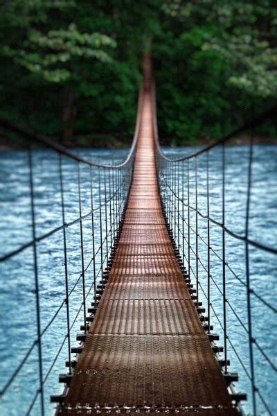 Suspension Bridge — Stock Photo © Baranovevgenii 49016735
