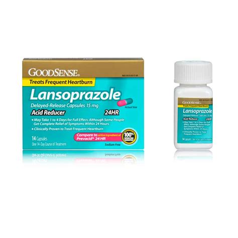 Goodsense Lansoprazole Delayed Release Capsules 15 Mg 42