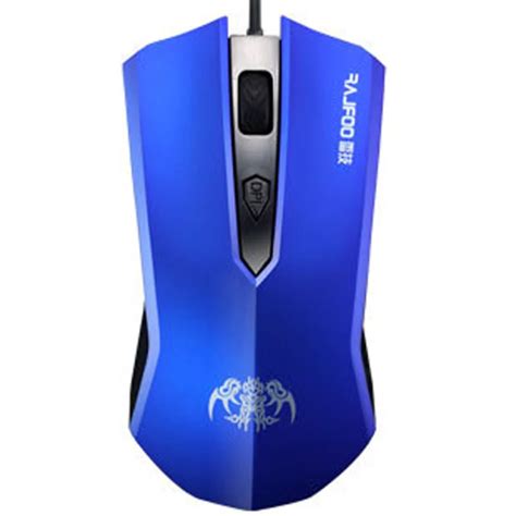New Mouse Blue 1600 Dpi 4 Button Optical Usb Wired Gaming Gamer Games