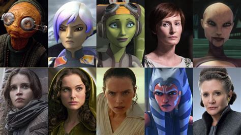 Top 10 Kickass Female Characters In Star Wars Fran By Herocollector16