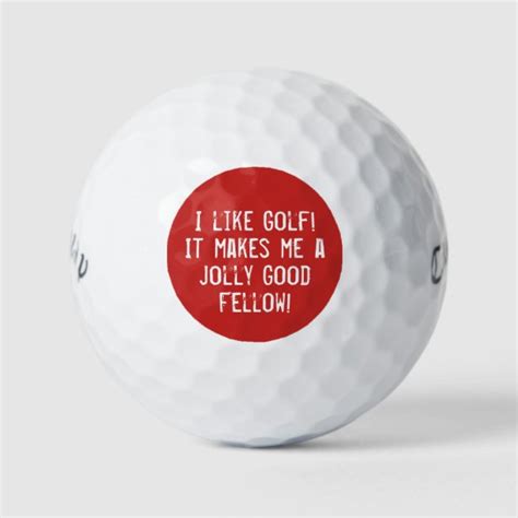 Funny Sayings Golf Balls Zazzle Ca