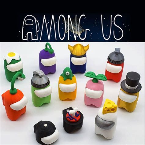 Among Us Magnetic Crewmate Figurine Toy For Kids Fidget Toy Etsy
