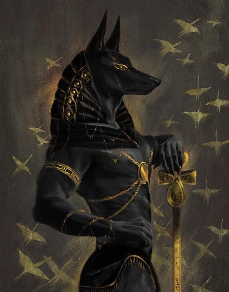Ancient Egypt Wolf God