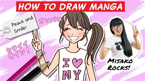 How 2 draw manga tutorial the hand german with english. Cute Anime Girl Peace Sign Pose