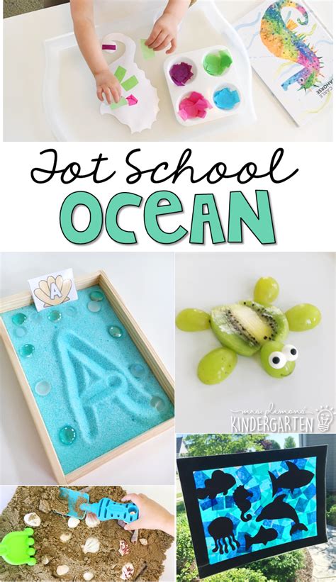 Tot School Ocean Mrs Plemons Kindergarten Ocean Activities